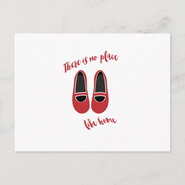 Es gibt keinen Ort wie Zuhause Postkarte (Vorderseite)