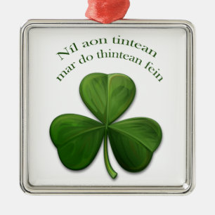 Es gibt keinen Ort wie Zuhause Silbernes Ornament