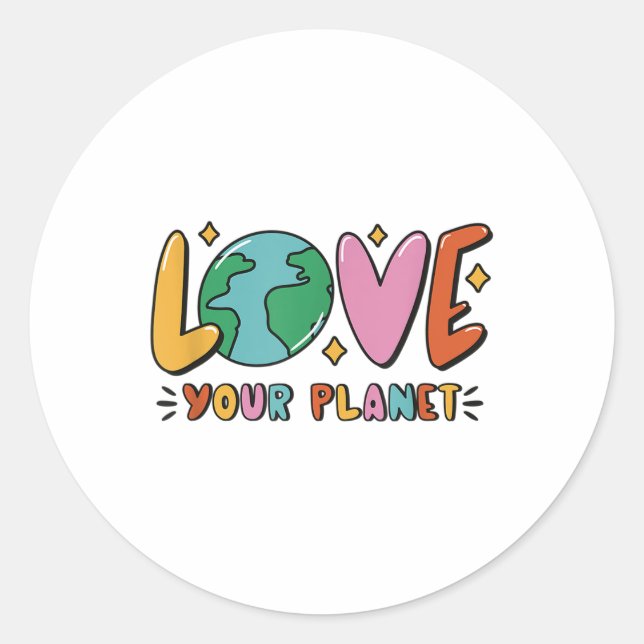 Es gibt keinen Plan B zum Klimaschutz Runder Aufkleber (Vorderseite)