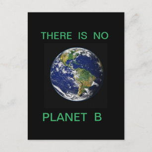 ES GIBT KEINEN PLANET B  POSTKARTE