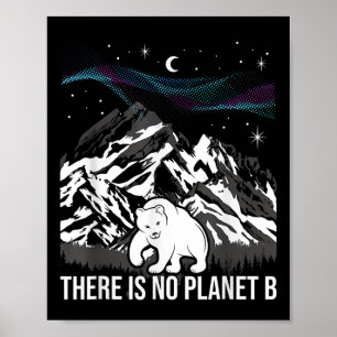 Es gibt keinen Planet-B-Umweltschutz Poster