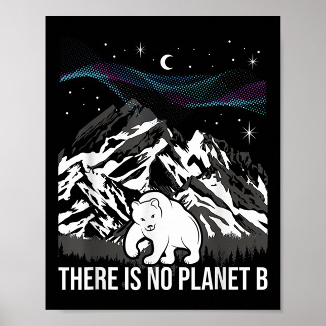 Es gibt keinen Planet-B-Umweltschutz Poster (Vorne)