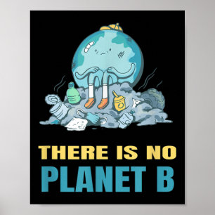 Es gibt keinen Planeten-B-Erd-Natur-Umwelt Poster
