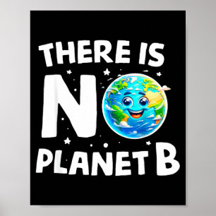 Es gibt keinen Planeten B - Erdklima-Bewusstsein Poster
