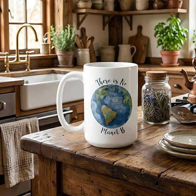 Es gibt keinen Planeten B Kaffeetasse (Von Creator hochgeladen)