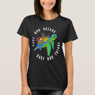 Es gibt keinen Planeten B Naturschildkröten-Rett T-Shirt