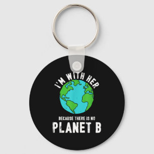 Es gibt keinen Planeten B Ökologie Natur Rette das Schlüsselanhänger