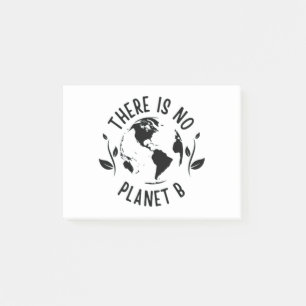 Es gibt keinen Planeten-B-Planeten-Planeten Post-it Klebezettel