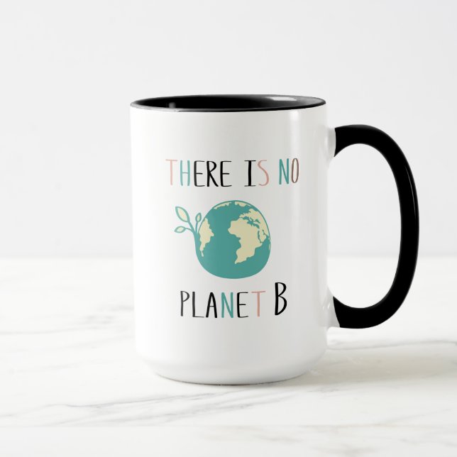 Es gibt keinen Planeten B Tasse (Rechts)