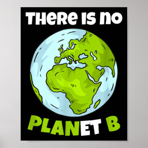 Es gibt keinen Planeten B Umweltbewegung Umweltakt Poster