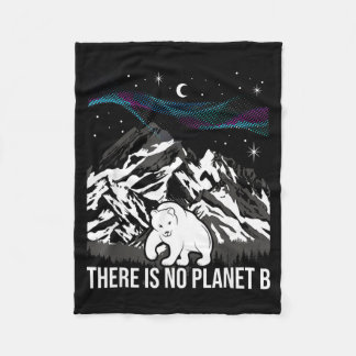 Es gibt keinen Planeten B Umweltschutz Erde Fleecedecke