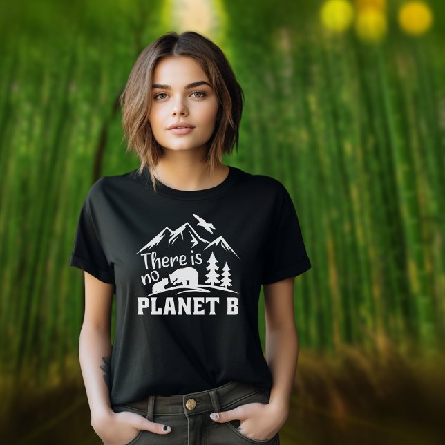 Es gibt keinen Planeten B, Veganen Aktivismus T-Shirt (Von Creator hochgeladen)