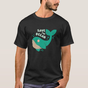 Es gibt keinen Planeten-B-Wal, der den Ozean Rette T-Shirt