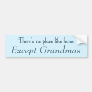 Es gibt keinen Platz wie Zuhause Autoaufkleber