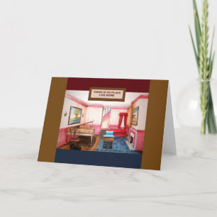 Es gibt keinen Platz wie Zuhausekarte Karte