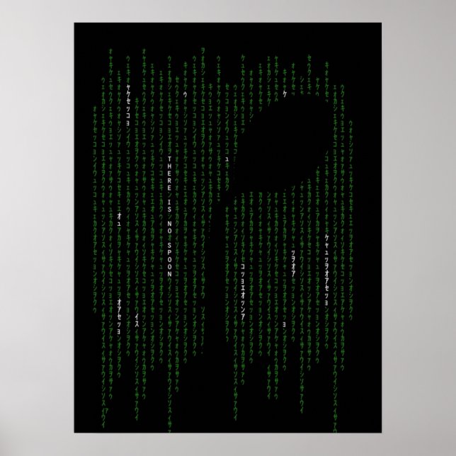 Es gibt keinen Spoon Poster (Vorne)