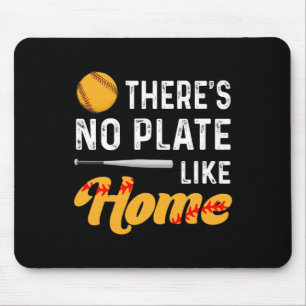 Es gibt keinen Teller wie daheim Softll Player Lie Mousepad
