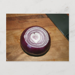 Es gibt Liebe in Onions Postkarte