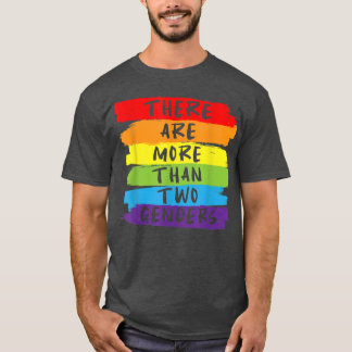 Es gibt mehr als zwei Geschlechter LGBTQ  T-Shirt