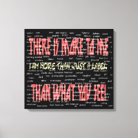 Es gibt mehr für mich gepackte Leinwände