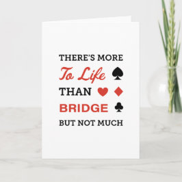 Es gibt mehr zu leben als eine Brücke Karte