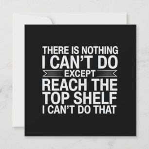 Es gibt Nichts, was ich nicht kann Lustig Sarkasti Einladung