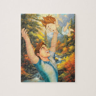 ES GIBT NICHTS WIE EINE GUTE TUSSLE MIT VATER PUZZLE