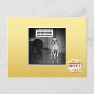 Es gibt nichts, wovor man sich fürchten müsste postkarte