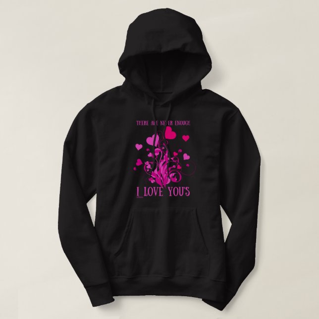 ES GIBT NIE GENUG, DASS ICH LIEBE, DASS DU DICH AL HOODIE (Design vorne)