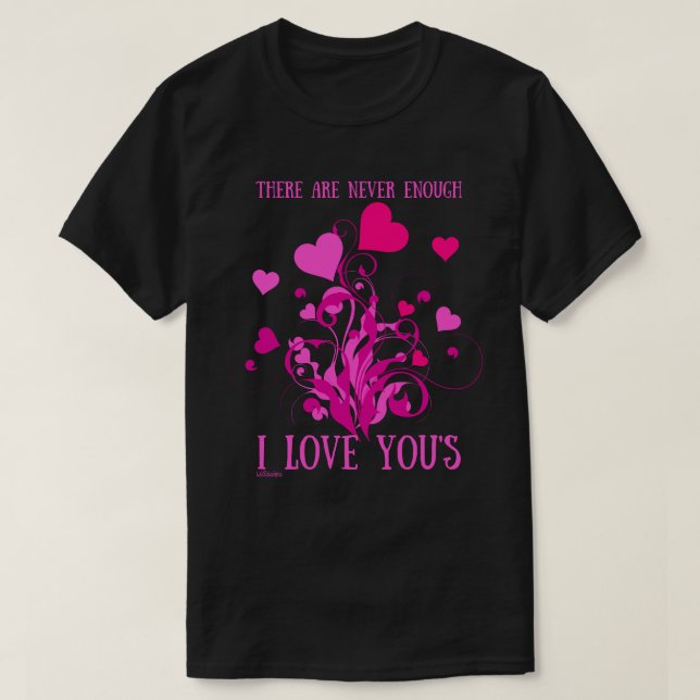 ES GIBT NIE GENUG, DASS ICH LIEBE, DASS DU DICH AL T-Shirt (Design vorne)