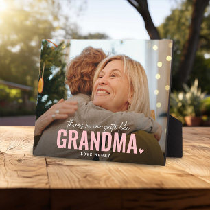 Es gibt Niemanden ganz wie OMA' Fotogeschenk Fotoplatte