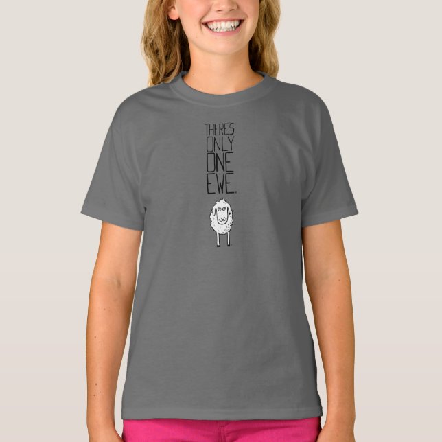 Es gibt nur eine Ewe™ Buchabdeckung T-Shirt (Vorderseite)