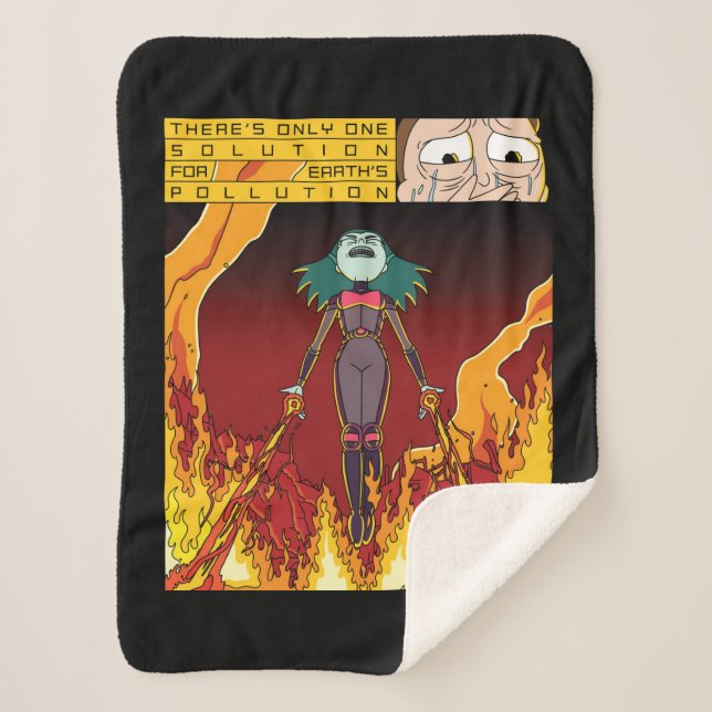 Es gibt nur eine Lösung für die Verschmutzung der  Sherpadecke (Vorderseite)