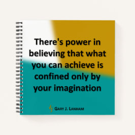 "Es gibt Power im Glauben" - Zeitschriftenbuch Notizbuch