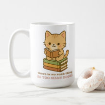 Es gibt so etwas wie zu viele Bücher nicht Katze