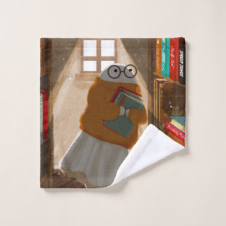 Es gibt wieder einen Geist unter den Bücherregalen Waschlappen