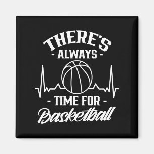 Es gibt Zeit für Basketball-Team-Spieler-Matte T-S Magnet