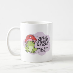 Es gibt zwei Arten von Menschen auf dieser Welt ve Kaffeetasse