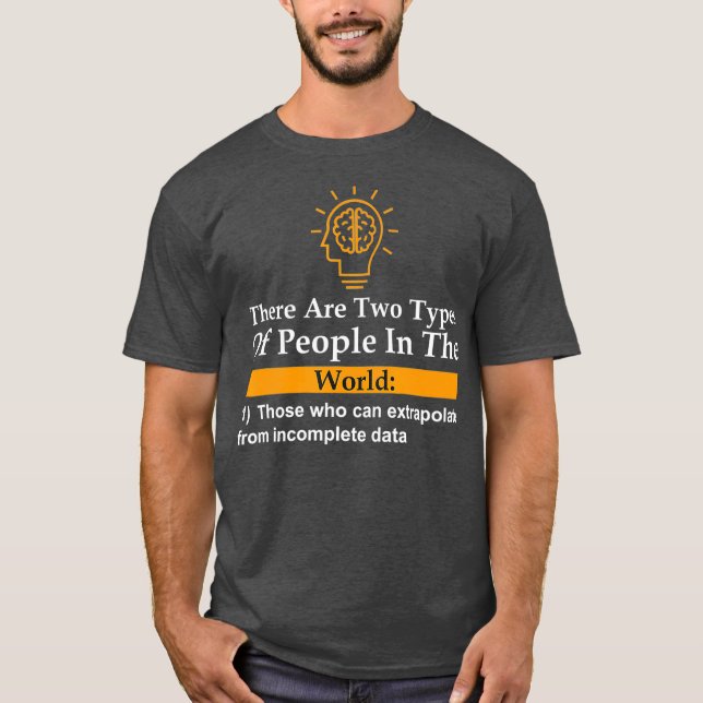 Es gibt zwei Arten von Menschen, die T-Shirt (Vorderseite)
