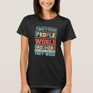 Es gibt zwei Arten von Menschen in diesem Weltraum T-Shirt