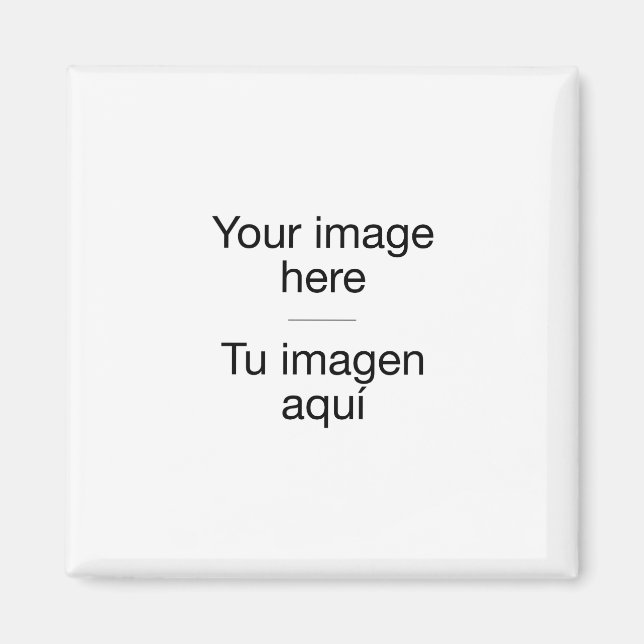Es glaubt die eigene personalisierte Gestaltung, Magnet (Vorne)
