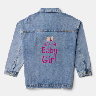 Es handelt sich um eine Ankündigung über das Gesch Jeansjacke