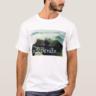 es hängt ab T-Shirt
