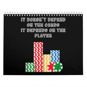 Es hängt nicht von den Karten ab, die vom Spieler  Kalender