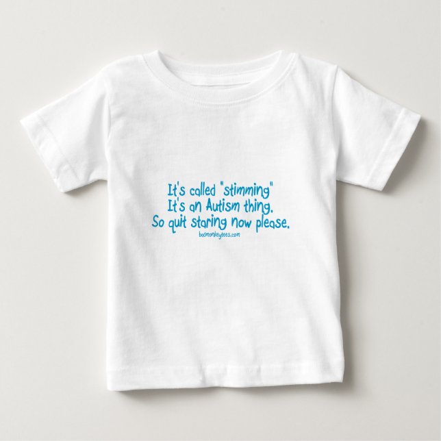 Es hat genannt "das Stimming " Baby T-shirt (Vorderseite)