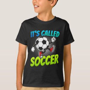Es heißt Fußball Lustiger Cartoon Ll Graffiti-Stil T-Shirt