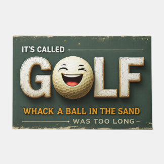 Es heißt Golf Funny Doormat Dekor Fußmatte