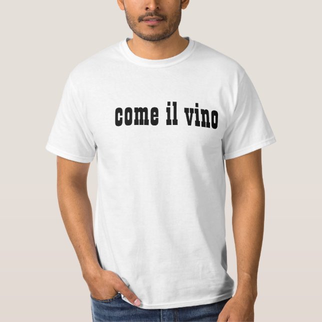 es isst il vino T-Shirt (Vorderseite)