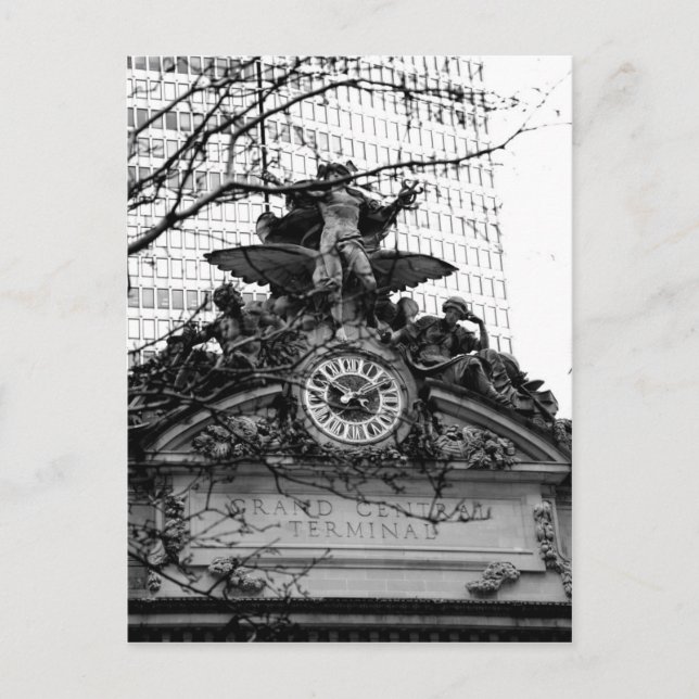 Es ist 10:10 Uhr in New York Postkarte (Vorderseite)