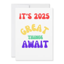ES IST 2025 GROßARTIGES ERWARTET EUCH Positive de